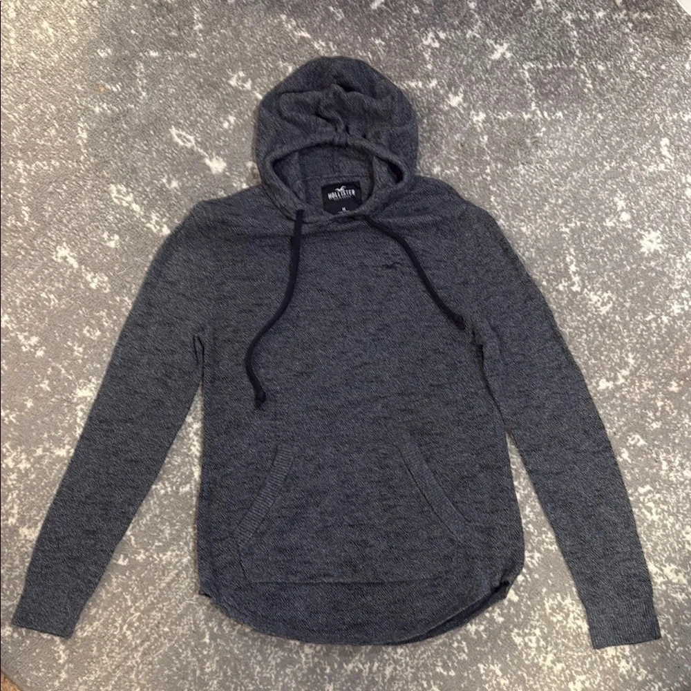 Hollister Dark Gray Hoodie Sweater - Picture 1 of 2